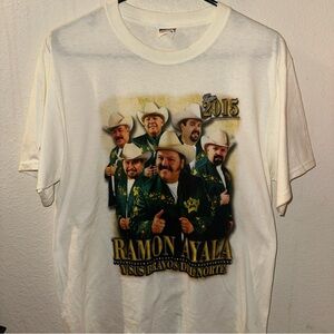Jerzees Cream Ramon Ayala Graphic T-Shirt 2015 Tour merchandise